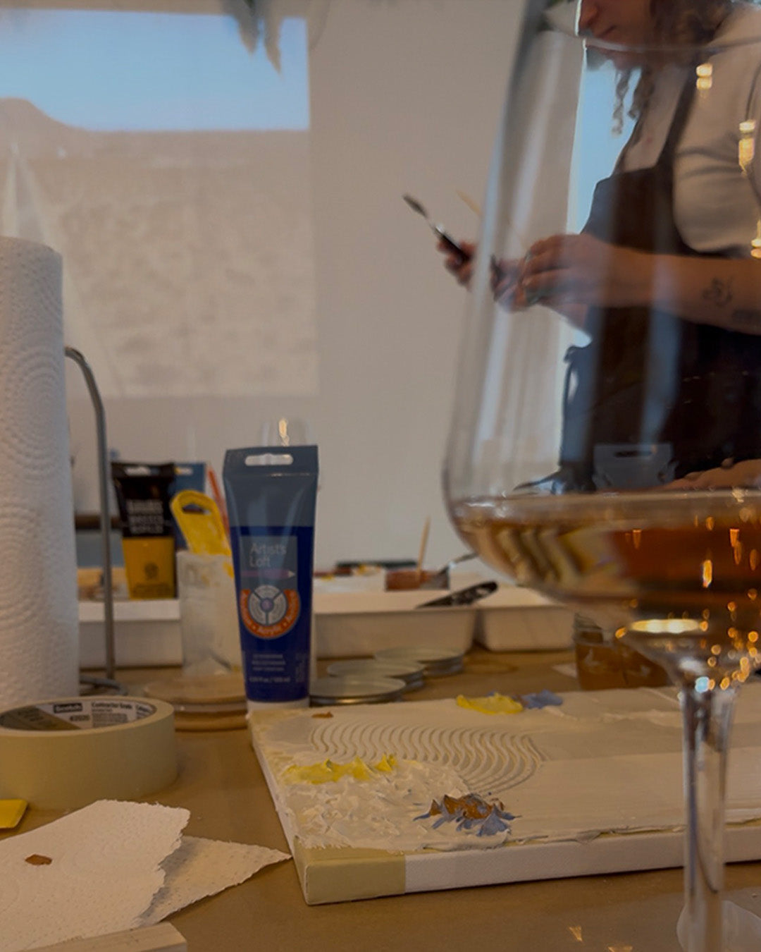 Evening Sessions BYOB (Wed to Sun) - Textured Art Workshop (Corkage Fee Included)