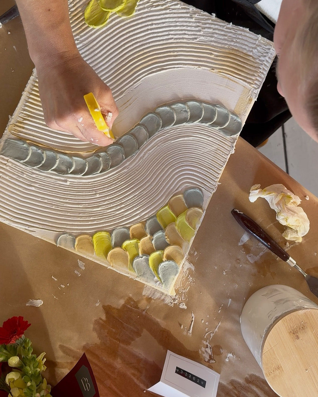 Evening Sessions BYOB (Wed to Sun) - Textured Art Workshop (Corkage Fee Included)