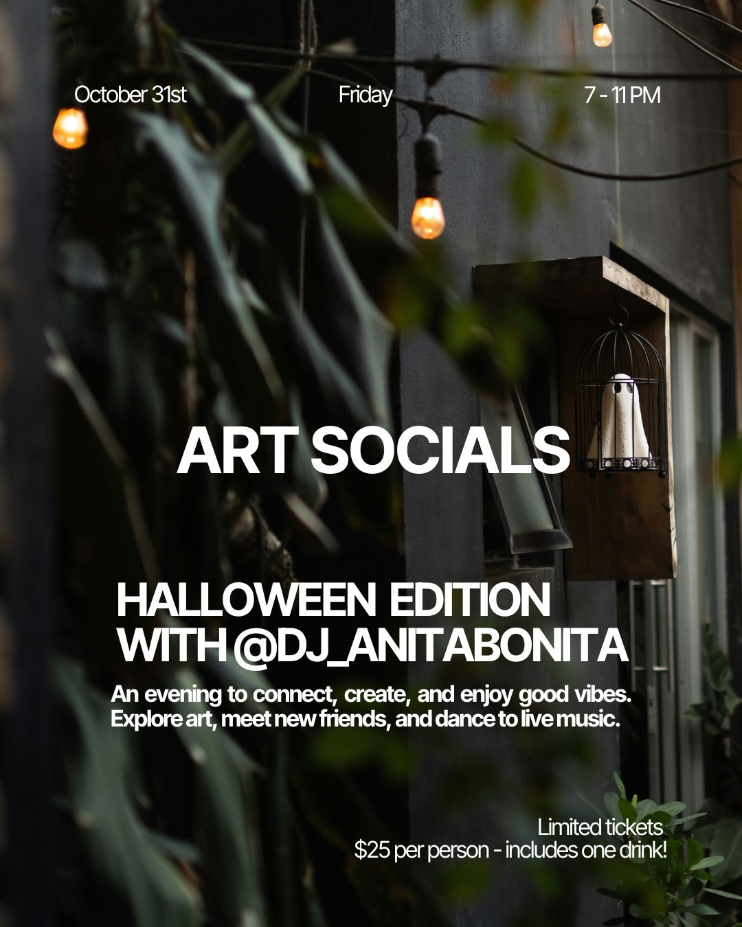 Halloween Art Social Night